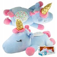 Miś Jednorożec Usypiacz Projektor Gwiazd Pozytywka Kołysanki Szumu Pluszak