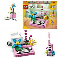 KLOCKI 3W1 LEGO CREATOR 31169 MASZYNA DO PISANIA Z KWIATAMI