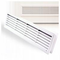 Вентиляционная решетка для ванной комнаты Белая для двери универсальная дверь 43,5 см