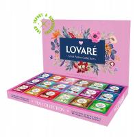 Lovare Tea Set Great Partea 18 вкусов идеальный подарок 90 пакетиков