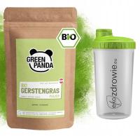 BIO Młody zielony jęczmień Geen Panda sproszkowany ekologiczny +SHAKER 500G