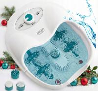 MASAŻER DO STÓP WODNY Hydromasażer PODGRZEWANIE Timer Rolki Wałki masujące