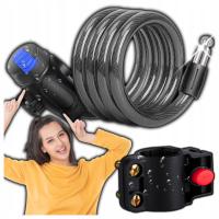 ZAPIĘCIE DO ROWERU ROWEROWE ZABEZPIECZENIE BLOKADA NA KLUCZYK MOCNA LINKA