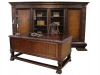 Антиквариат мебель величественный кабинет библиотека стол канцелярия