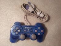 Oryginalny kolekcjonerski pad Playstation PSX PS1 PsOne - Transparent BLUE