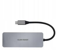 Silver Monkey Adapter USB-C - HDMI, 3xUSB, USB-C, PD 100W