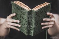 Pamiętnik skórzany, notes fantasy ze skóry tłoczonej typ 1 książka notatnik