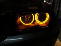 2w1 DUAL COLORS COTTON Ringi LED BMW E46 (1998-2005) Żółto Białe