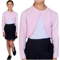 Bolerko dla dziewczynki na uroczystości bluzki galowej różowe PL Basta