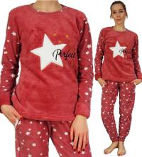 PIŻAMA DAMSKA 38 polar GRUBA ciepła DRES