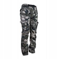 ZIMOWE Spodnie robocze DO PASA OCIEPLANE Urgent 752 MORO