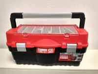 SKRZYNKA Z NARZĘDZIAMI CZERWONO CZARNA