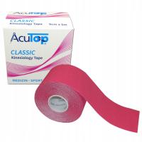 TAŚMA KINEZJOLOGICZNA TEJP TEJPY ACUTOP TAPE 5x5 CLASSIC RÓŻOWY