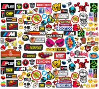 Naklejki Oracal 98 szt. odporne na warunki atmosferyczne