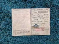 Kolekcjonerski dowód rejestracyjny WSK 125 1977r