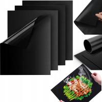 Тефлоновый коврик для барбекю, поднос для гриля, поднос для духовки, 4 шт.