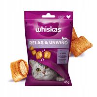 WHISKAS расслабление и расслабление лакомство для кошки с курицей 45 г