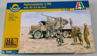 Italeri 7508 1/72 Autocannone 3RO with 90/53 AA Gun