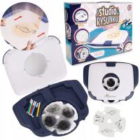 Projektor Rzutnik Do Rysowania Dla Dzieci Czujnik LED Walizka 48 Wzorów