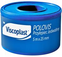 Пластырь VISCOPLAST на рулоне POLOVIS PLUS 5 м x 25 мм 1 шт.