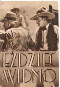 JEŹDZIEC WIDMO -western -film -program kinowy -lata 30-te