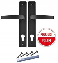 Дверная ручка для ворот, Универсальная черная вывеска премиум-класса 90 мм