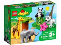 NOWE LEGO DUPLO - Małe zwierzątka - 10904 ZOO - tygrys, panda, żyrafa, słoń