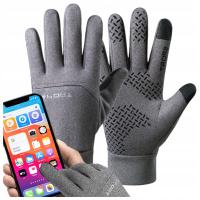 Rękawiczki Zimowe Dotykowe Ciepłe Sportowe Rowerowe Do Telefonu Wodoodporne