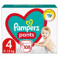 Pieluchy Pieluchomajtki Pampers Pants 4 / 9-15 kg / 108 szt.