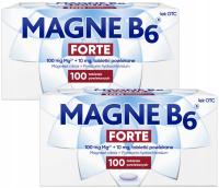 2x Magne B6 Forte 100 mg +10 mg 100 tabletek