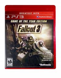 FALLOUT 3 / PS3 / GOTY / GAME OF THE YEAR EDITION / PŁYTA