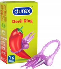 Durex Devil Ring вибрирующая накладка с вставками