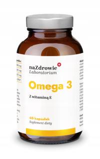 Na Zdrowie OMEGA 3 1000mg EPA DHA z witaminą E serce mózg 60 kaps