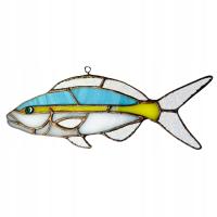 Ozdoba szklana Ryba Witraż prezent rękodzieło