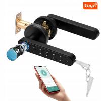 KLAMKA ZAMEK ELEKTRONICZNY SMART NA KOD ODCISK PALCA BLUETOOTH BLOKADA