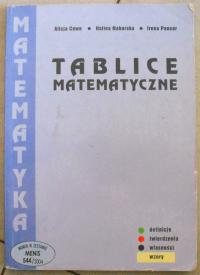 Tablice matematyczne Alicja Cewe, Halina Nahorska, Irena Pancer