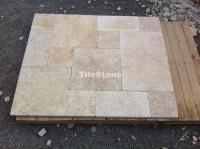 ЧЕРЕПИЦА ТРАВЕРТИН СЛОНОВАЯ КОСТЬ TUMBLED ГОЛОВОЛОМКИ