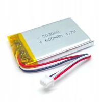Bateria Akumulator Li-Poly 600mAh 3.7V NTC 503040