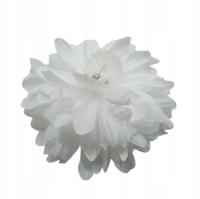 Szczęka/Klamra do włosów z białym kwiatem