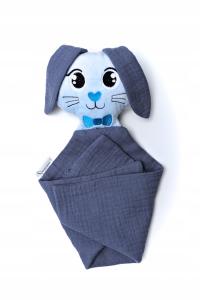 Муслиновый шарф с именем ребенка, вышитый