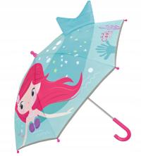 Parasol przeciwdeszczowy dziecięcy odblaskowy syrenka 15573