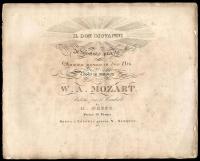 starodruk 1797 Mozart, Il Don Giovanni opr. Neefe