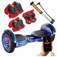 DESKOROLKA ELEKTRYCZNA HOVERBOARD GALAXY LED BLUETOOTH DUŻE KOŁA 10''