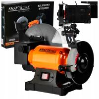 SZLIFIERKA STOŁOWA WIELOFUNKCYJNA 1800W 2 KAMIENIE MOKRO SUCHO