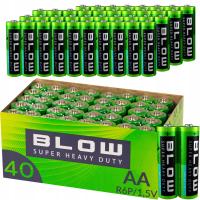 40x baterie BLOW SUPER HEAVY DUTY AA R6 paluszki