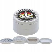 Мясорубка 4 шт. металлический каннабис 75 мм