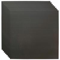 Черные потолочные коробки гладкие без рисунка CZ14 8x