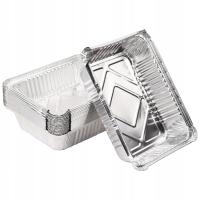 40SZT FOREMKI ALUMINIOWE DUŻE FOREMKA TACKI CIASTO ZAPIEKANKA 20*13*4 CM