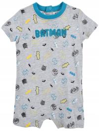Batman rampers niemowlęcy bawełna