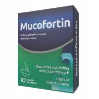 Mucofortin 600 mg 10 tabletek musujących S.N. 312001 D.W.12.2025 r